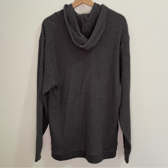 Wolverine Long Sleeve Lightweight Waffle Knit Thermal Hoodie - Gray - Picture 4 of 14